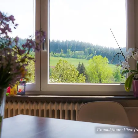 度假居 Entire House In Schwarzwald With Mountain View, Private Sauna, Gym, Garden And Terraces